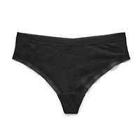 Ambrielle Smooth Lace Thong Panty