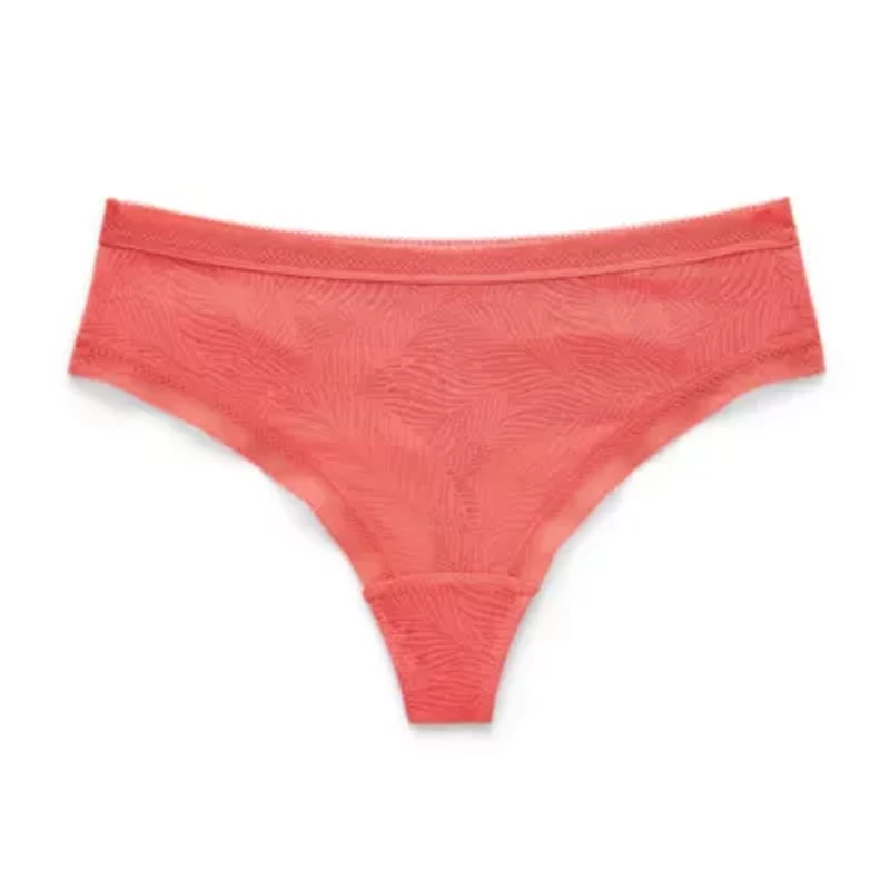 Ambrielle Smooth Lace Thong Panty