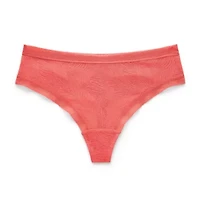 Ambrielle Smooth Lace Thong Panty