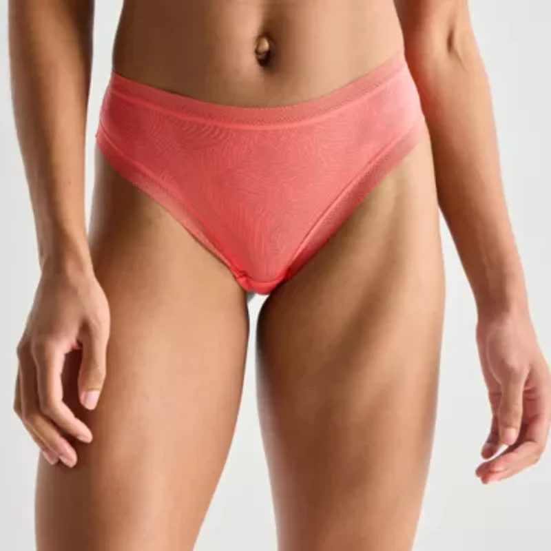 Ambrielle Smooth Lace Thong Panty