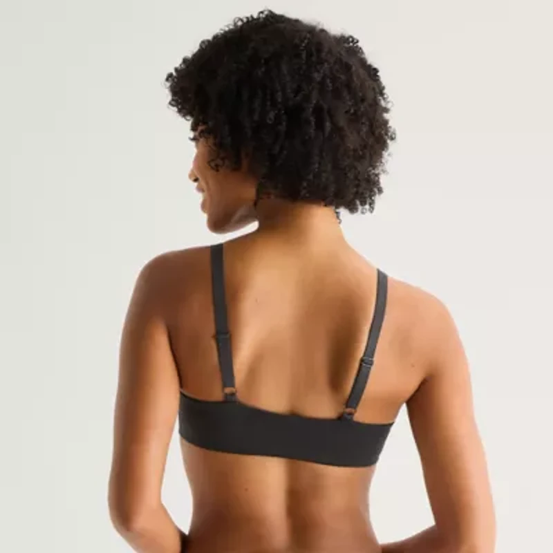 Arizona Body Cloud Kissed Wireless Triangle Plunge Pullover Bra