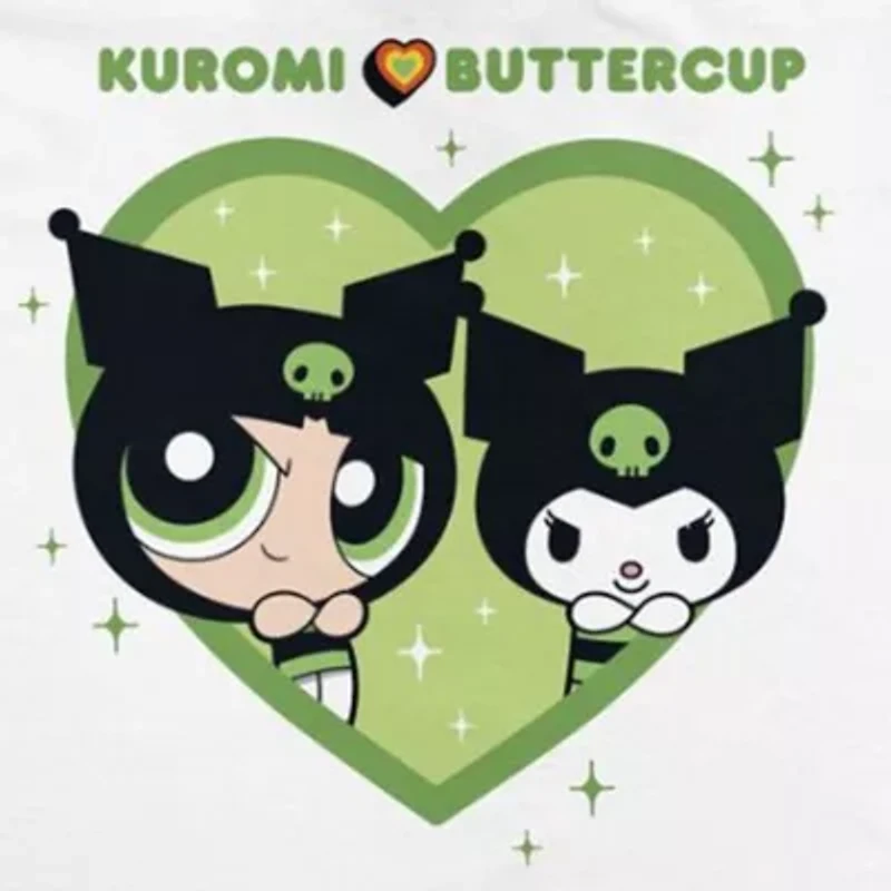 Little & Big Kid Girls V Neck Short Sleeve Hello Kitty Graphic T-Shirt