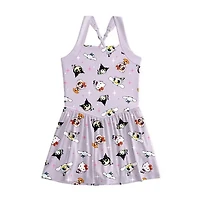 Little & Big Kid Girls Sleeveless Hello Kitty A-Line Dress
