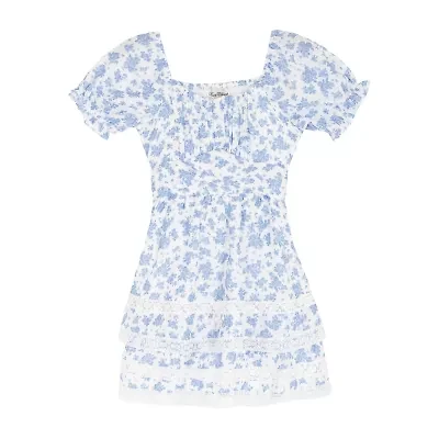 Rare Editions Big Kid Girls Short Sleeve A-Line Dress