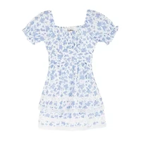 Rare Editions Big Kid Girls Short Sleeve A-Line Dress