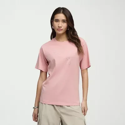 PUMA Womens Crew Neck Short Sleeve Active T-Shirt