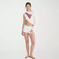 AEROPOSTALE Womens 2 1/2" Low Rise Juniors Denim Short