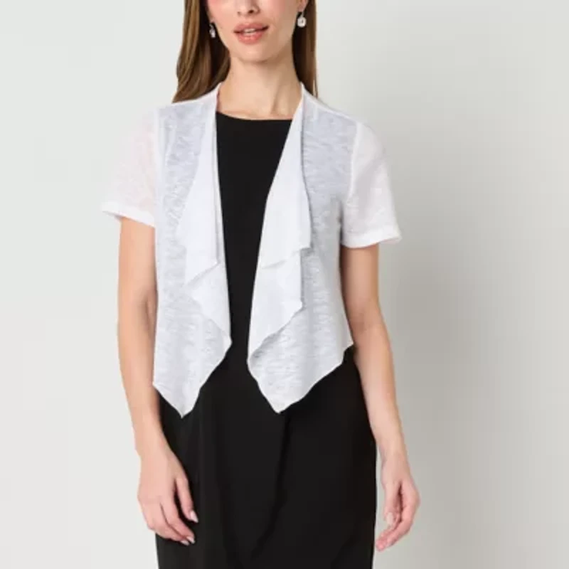 Perceptions Womens Short Sleeve Shrug