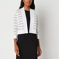 Perceptions Womens 3/4 Sleeve Shrug