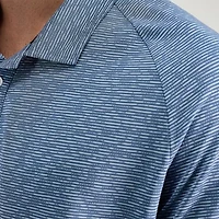 Haggar Raglan Mens Regular Fit Short Sleeve Polo Shirt