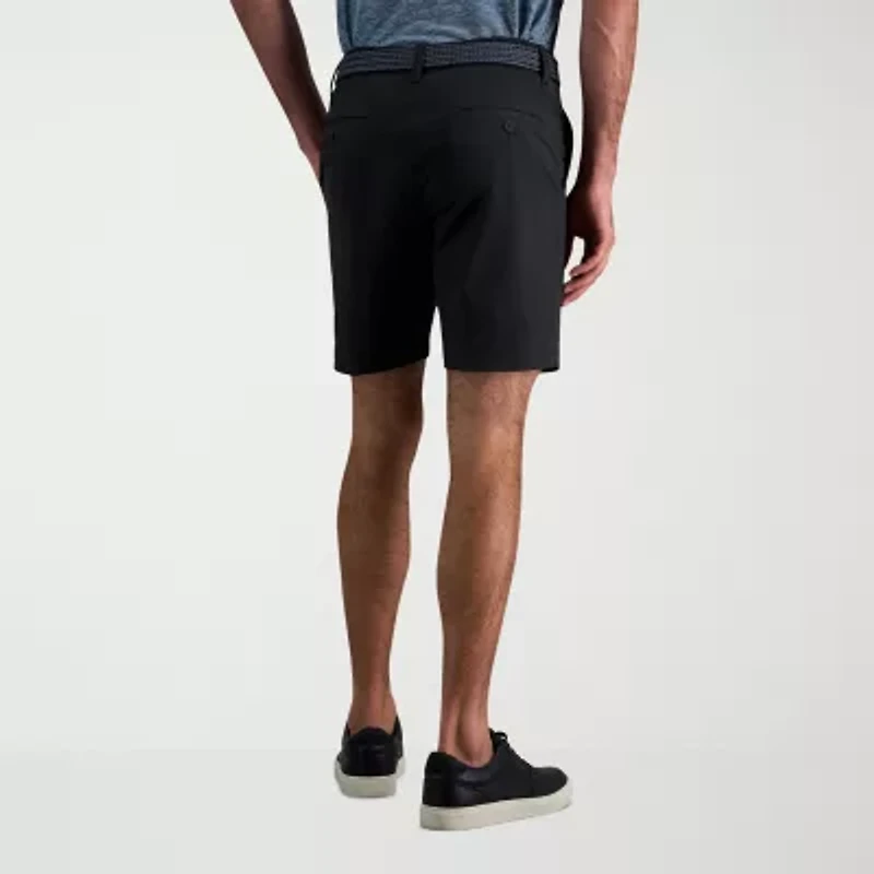 Haggar Mens 9" Stretch Fabric 1 Pair Chino Short