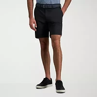 Haggar Mens 9" Stretch Fabric 1 Pair Chino Short