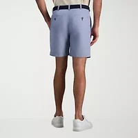 Haggar Cool 18 Pro Mens 7" Mid Rise Moisture Wicking 1 Pair Golf Short