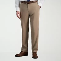 Haggar Smart Wash Mens Plaid Stretch Fabric Classic Fit Flat Front Suit Pant