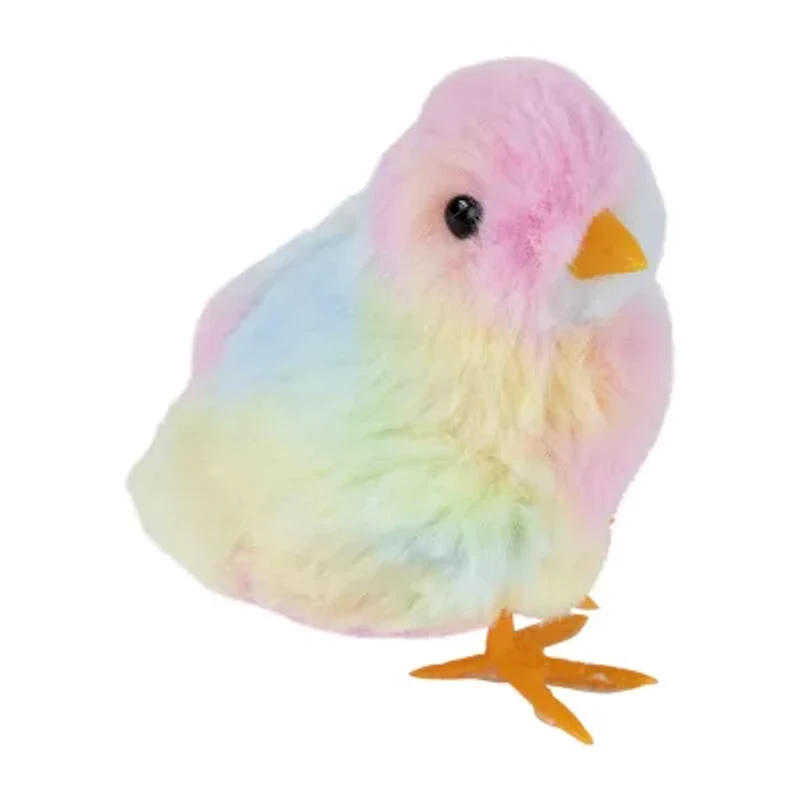 Northlight 4" Tie Dye Plush Chick Easter Figurine