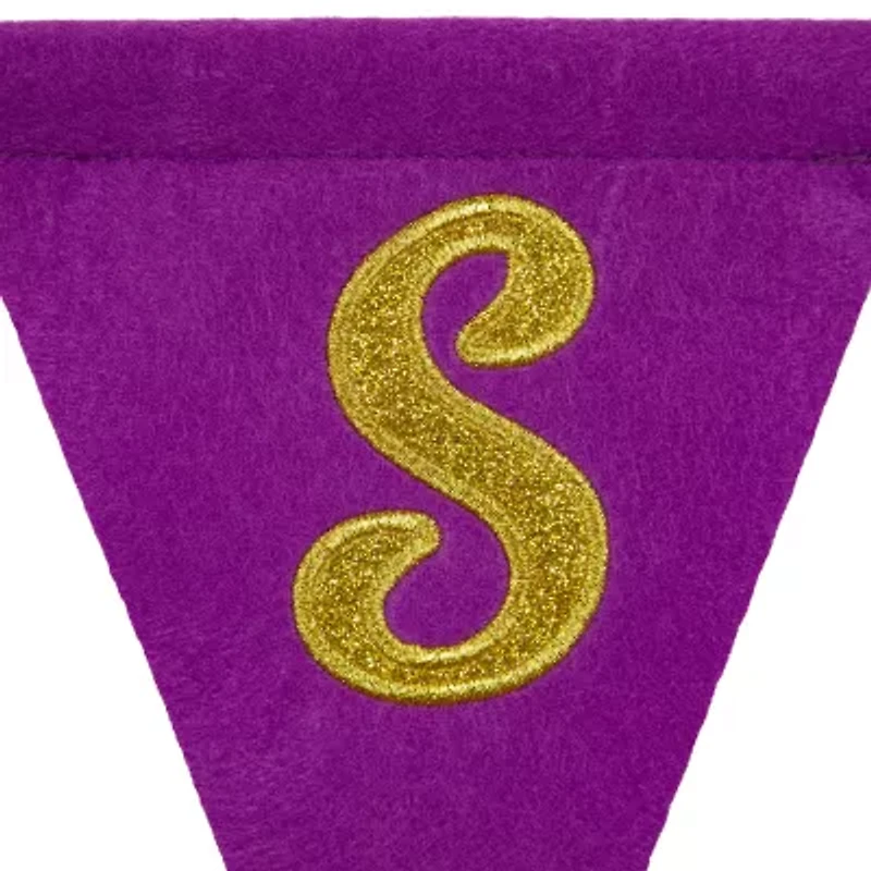 Northlight 80" Embroidered Hanging Banner