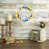 Northlight 10" Pastel Egg Spring Grapevine Wreath