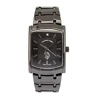 U.S. Polo Assn.® Mens Black Stainless Steel Watch