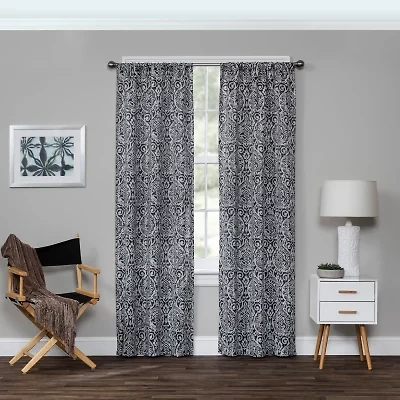 Eclipse Bryton Rod Pocket Blackout Single Curtain Panel