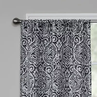 Eclipse Bryton Rod Pocket Blackout Single Curtain Panel