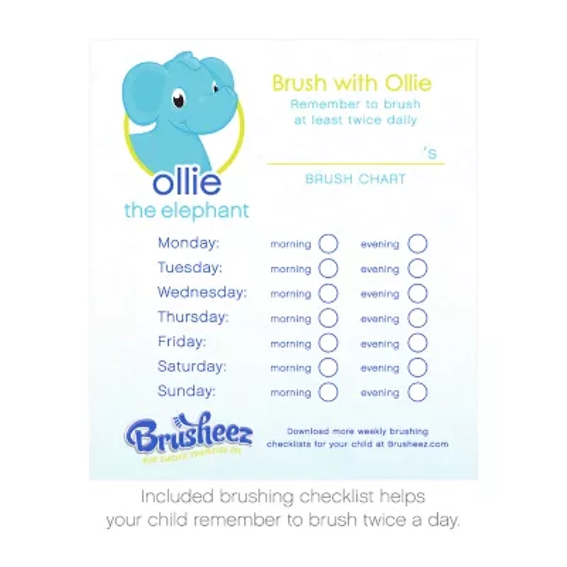 Brusheez Kid's Electric Toothbrush Set - Ollie the Elephant