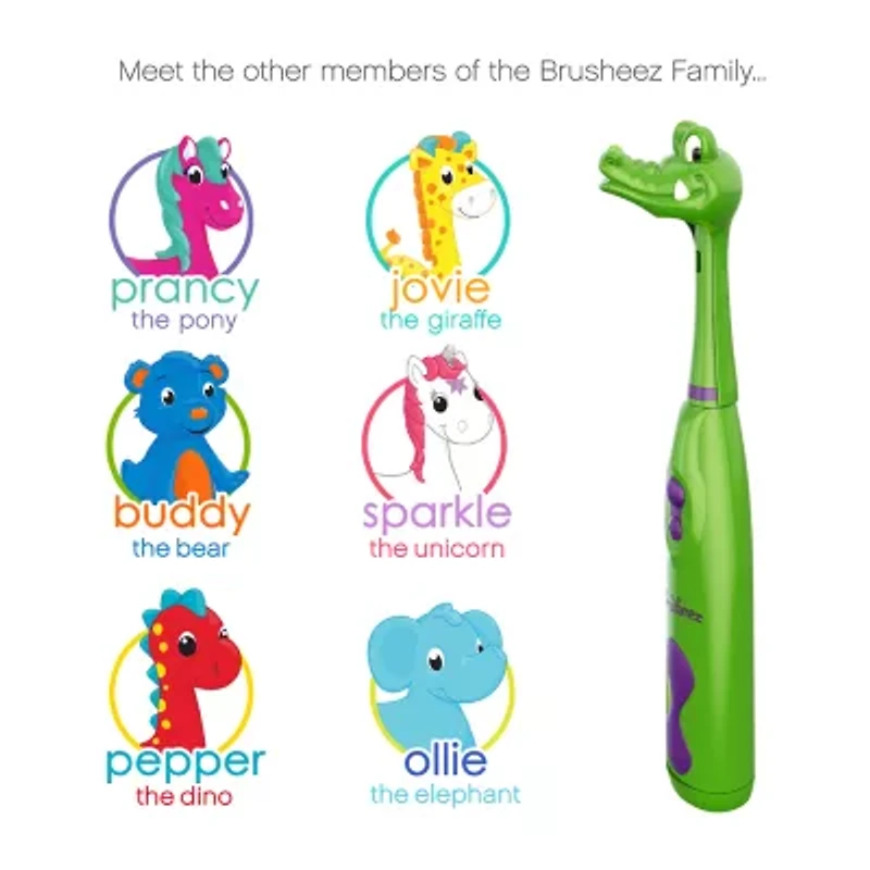 Brusheez Children's Electronic Toothbrush Set – Snappy the Croc