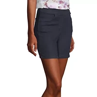 Liz Claiborne Womens Mid Rise Stretch Fabric Pull-On Short