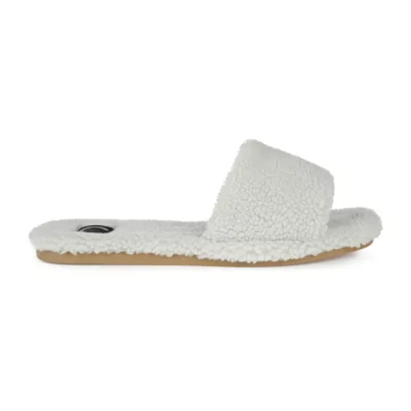 Journee Collection Sunlight Womens Slip-On Slippers