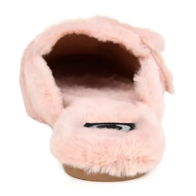 Journee Collection Eara Womens Slip-On Slippers