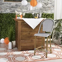 Safavieh Gresley Outdoor And Patio Collection Counter Height Bar Stool