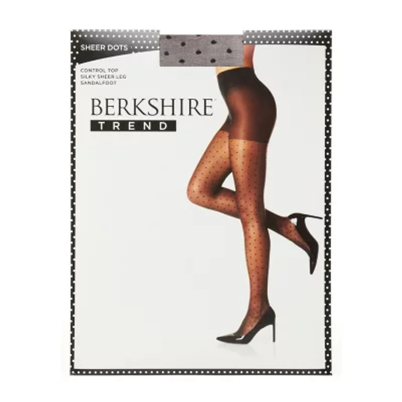 Berkshire Hosiery Sheer Dot Not Applicable Pantyhose Plus 8012