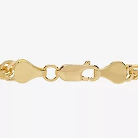 Unisex Adult 10K Gold 24 Inch Rope Chain Necklace