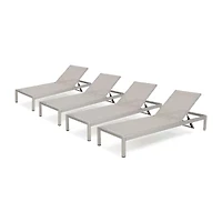 Cape Lounge Chair Adjustable 4-pc. Lounge Chair