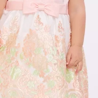 Bonnie Jean Toddler Girls Sleeveless Flower Girl Fit + Flare Dress