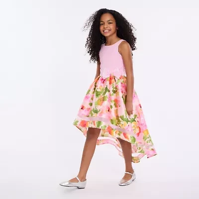 Bonnie Jean Big Girls Sleeveless Fit + Flare Dress