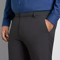 Van Heusen Everyday Defense Stain Shield Mens Straight Fit Big and Tall Dress Flat Front Pant