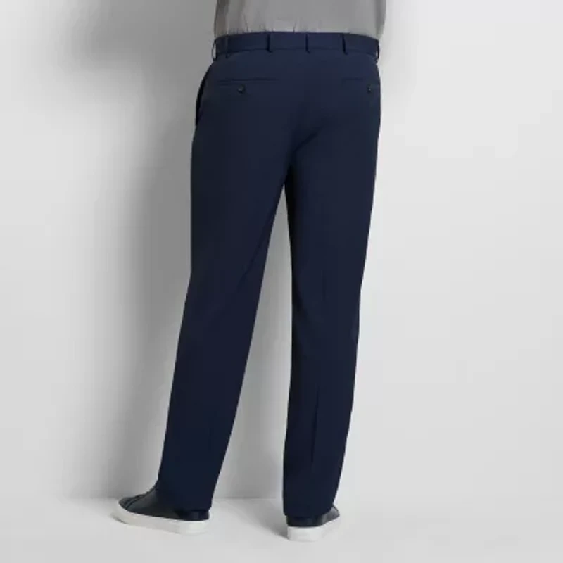 Van Heusen Everyday Defense Stain Shield Mens Straight Fit Big and Tall Dress Flat Front Pant