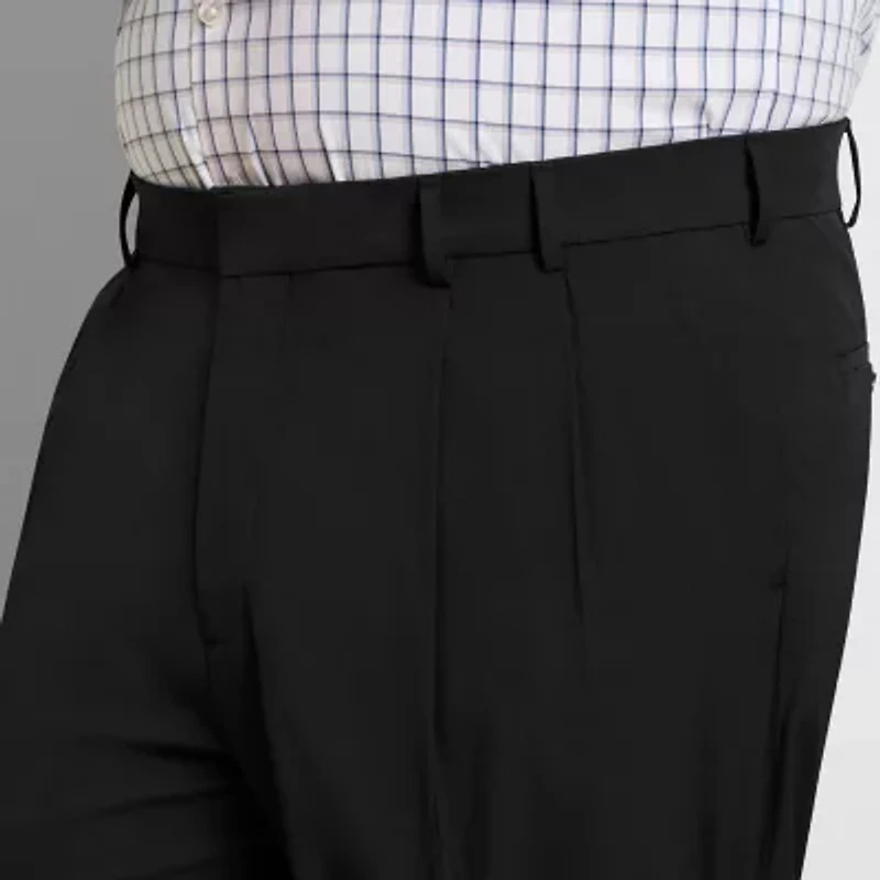 Van Heusen Everyday Defense Stain Shield Mens Straight Fit Big and Tall Dress Pleated Pant