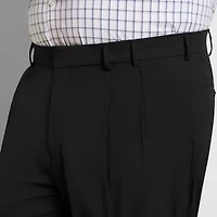 Van Heusen Everyday Defense Stain Shield Mens Straight Fit Big and Tall Dress Pleated Pant