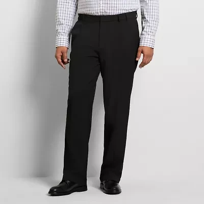 Van Heusen Everyday Defense Stain Shield Mens Straight Fit Big and Tall Pleated Pant