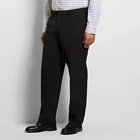 Van Heusen Everyday Defense Stain Shield Mens Straight Fit Big and Tall Dress Pleated Pant