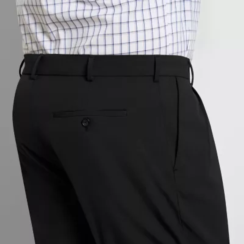 Van Heusen Everyday Defense Stain Shield Mens Straight Fit Big and Tall Dress Pleated Pant