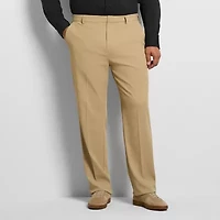 Van Heusen Everyday Defense Stain Shield Mens Straight Fit Big and Tall Dress Flat Front Pant