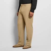 Van Heusen Everyday Defense Stain Shield Mens Straight Fit Big and Tall Dress Flat Front Pant