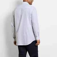 Van Heusen Mens Long Sleeve Regular Fit Stretch Fabric Wrinkle Free Big and Tall Button-Down Shirt