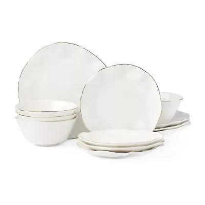 Lenox Blue Bay 12-pc. Porcelain Dinnerware Set