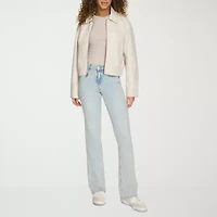 Levi's® Faux Leather Midweight Womens Bomber Jacket