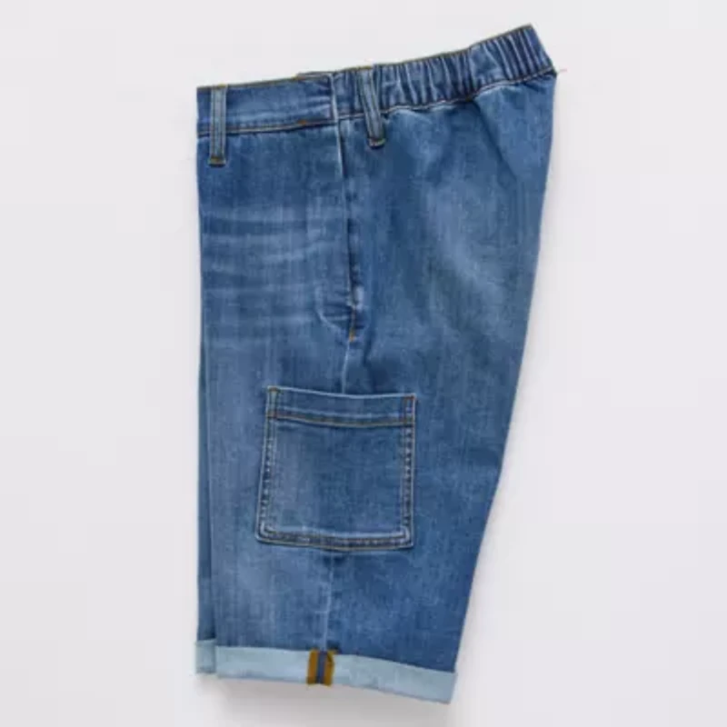 St. John's Bay Womens 11" Mid Rise Seated Wear Bermuda Short