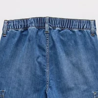 St. John's Bay Womens 11" Mid Rise Seated Wear Bermuda Short