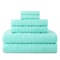 Home Expressions Grid 6-pc. Bath Towel Set